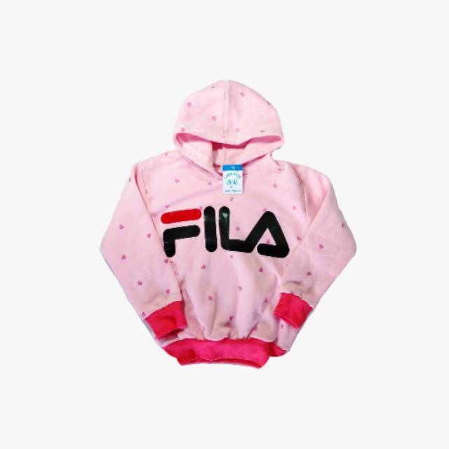 pink fila sweater