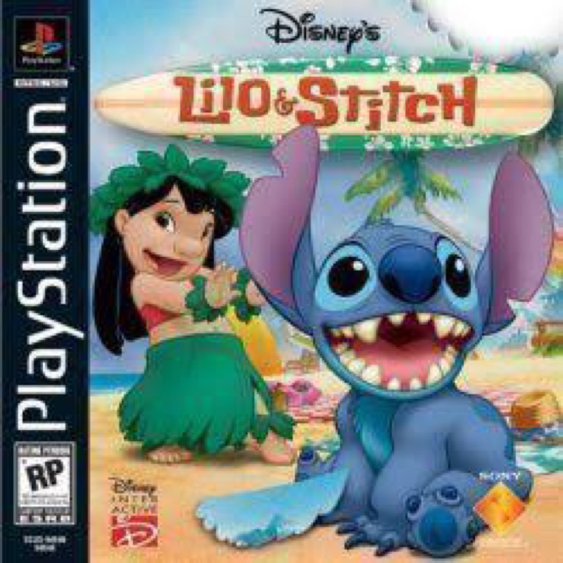 CD KASET GAMES PS 1/PLAYSTATION 1 DISNEY LILO & STITCH
