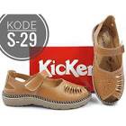 Sepatu Sandal Flat Kickers Wanita KODE S-29