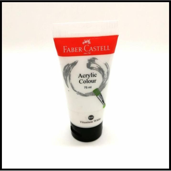 

Cuci Gudang Cat Acrylic Colour Faber-Castell 75Ml Titanium White