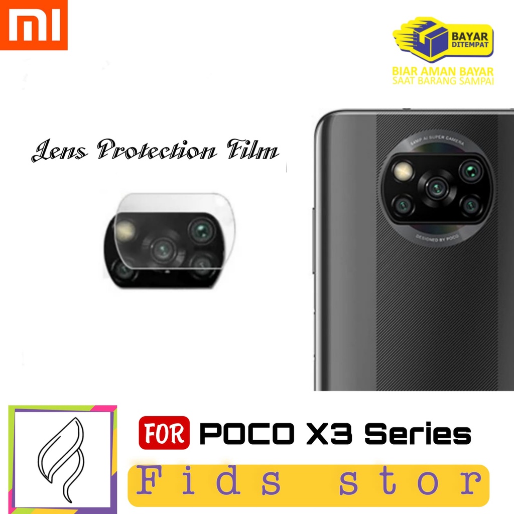 PROMO 3in1 CASE SHOCKPROOF + TEMEPERED GLASS FULL COVER BLACK+LENS CAMERA For Xiaomi POCO X3 PRO NFC