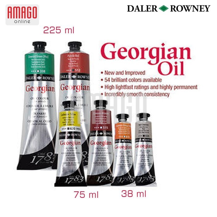 DALER-ROWNEY - GEORGIAN OIL 38 ml - PERMANENT BLUE - 111014137