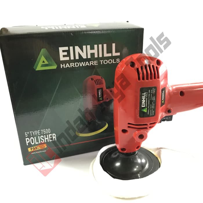 EINHILL Polisher 5 Inch 7500 - Mesin Poles Mobil Motor