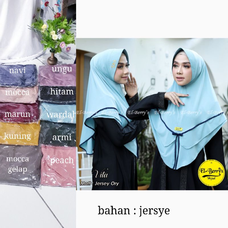 HIJAB INSTAN ORI EL-BERRYS