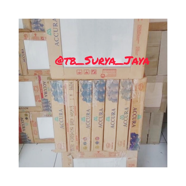 KERAMIK MULIA ACCURA 40x40 PUTIH ARTIC WHITE PER DUS