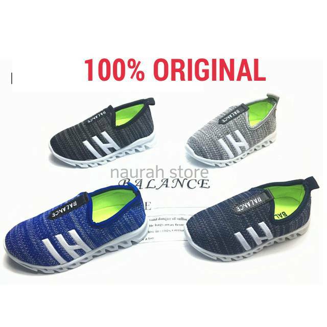 SEPATU ANAK BALANCE 186 SLIP ON  IMPORT ORIGINAL RINGAN LENTUR KUALITAS BAGUS