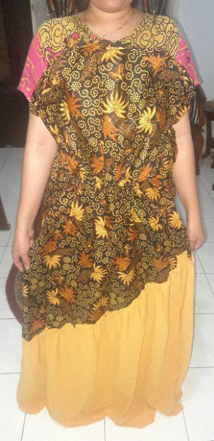 Gamis Batik Manggar, Padi,sekar,cantik,kubis,kipas,daun,kupu,nadine,gendis