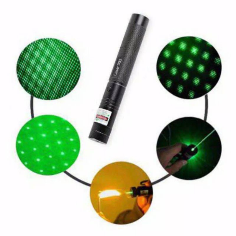 Green Laser Pointer 303 , Laser Bisa Jarak Jauh [ Bisa COD Bayar di tempat ]