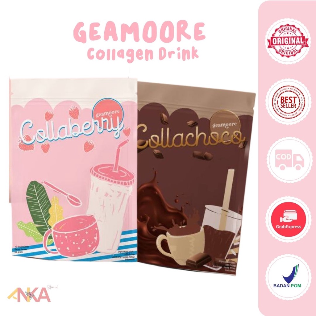 Geamoore Collagen Drink Collaberry Collachoco