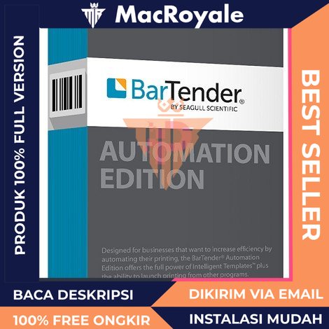 TERLARIS PROMO - Bartender Enterprise Automation Aplikasi Pembuat Barcode Dan Cetak Barcode