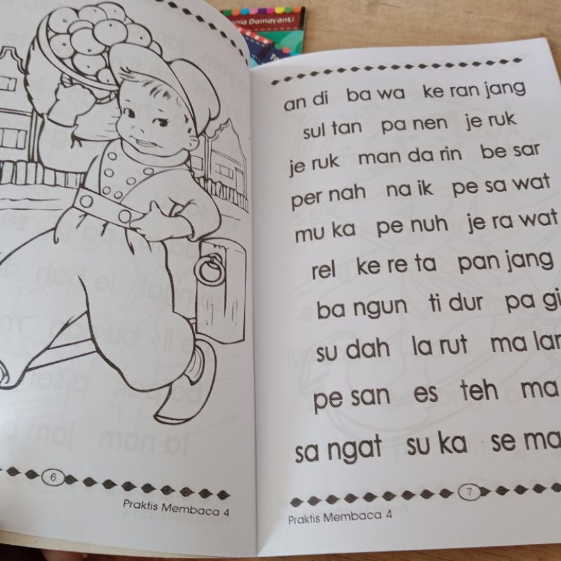 BUKUPAKET TK / SD ISI 4 BUKUPRAKTIS BACA JILID 1s/d 4 15×25CM