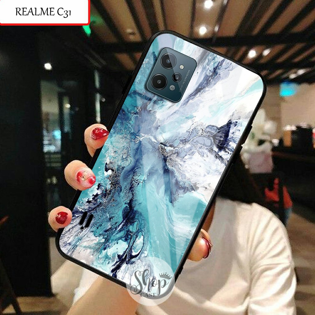 Softcase Glass Realme C31 - Case Realme C31 - case Realme C31 - kesing Realme C31 - softcase Realme 