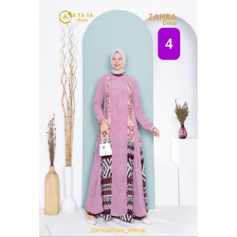 GAMIS WANITA CANTIK ZAHRA Dress by ATAYA HIJAB OFFICIAL #48