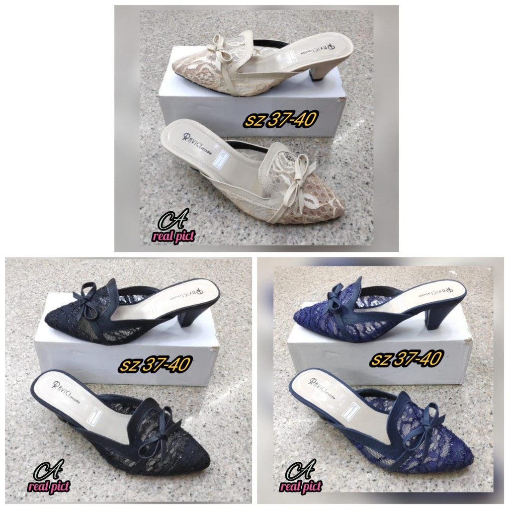 AN Sepatu Wanita Pesta wisuda high heels hak wisuda