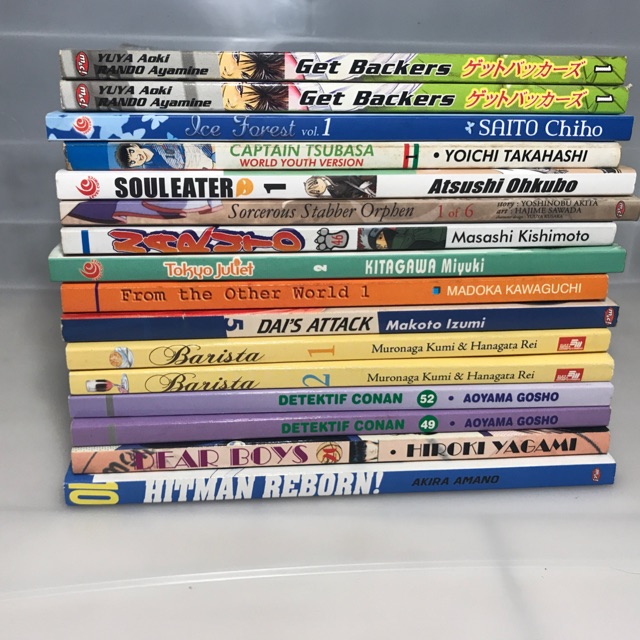 KOMIK CABUTAN Naruto, Conan, Hitman Reborn dll