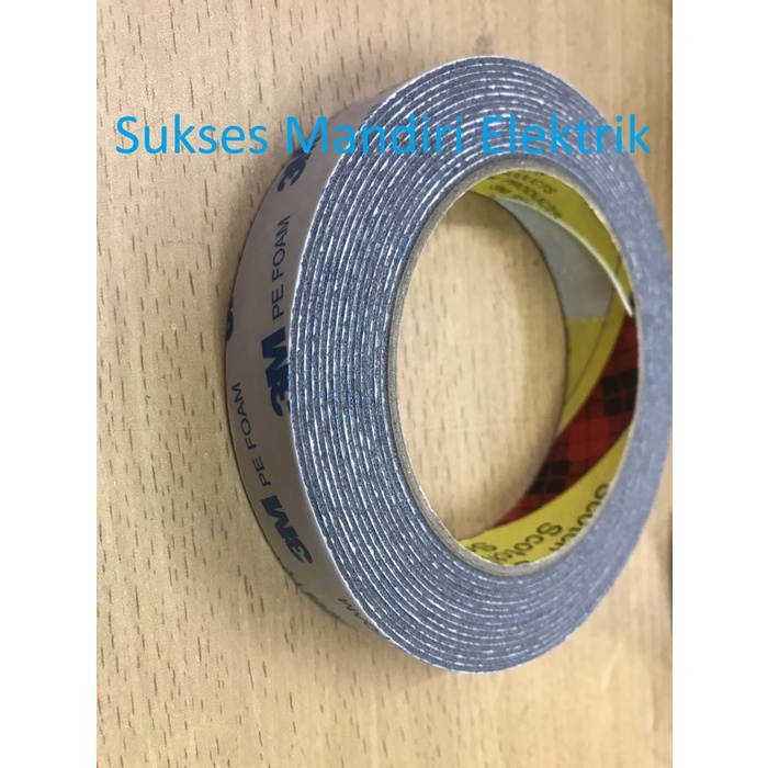 

Promo Perekat / Double Tape 3M Pe Foam / Solasi Busa Bb 20Mm X 4,5Meter Berkualitas