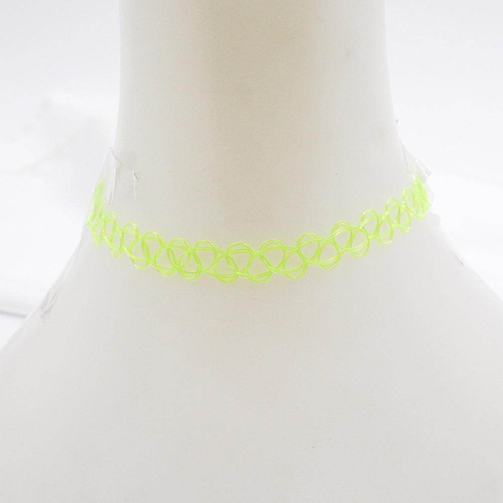 Hu Hu Hu Hu Hu Alat Bantu Pasang Kacamata♡ 12pcs / Set Kalung Choker Model Hollow Untuk Wanita