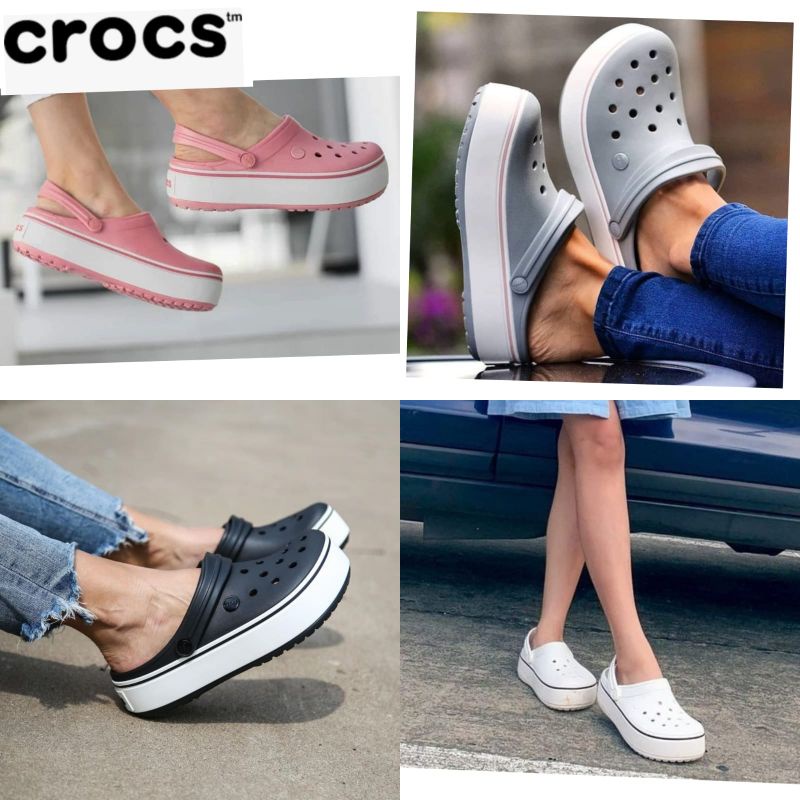 Crocs Clog Platform / Sendal wanita Crocs Platform