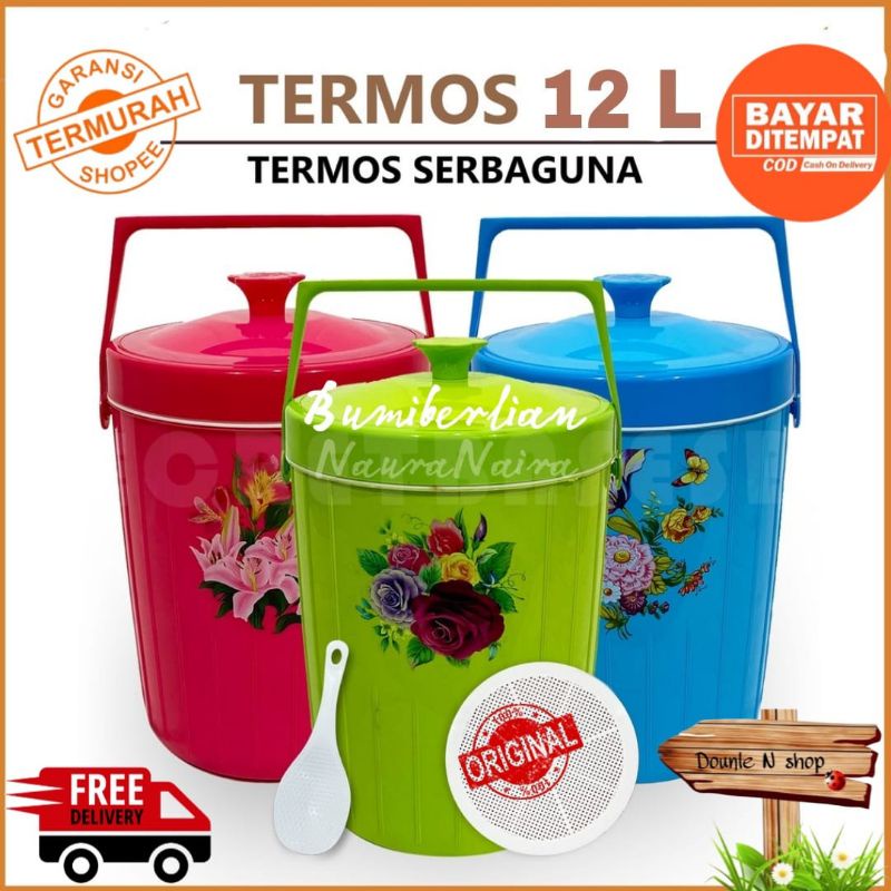 Rice Bucket Termos Nasi Dan Es Serbaguna 17 L &amp; 12 L