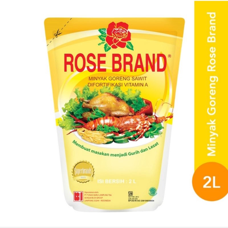 

Minyak goreng rose brand 2L