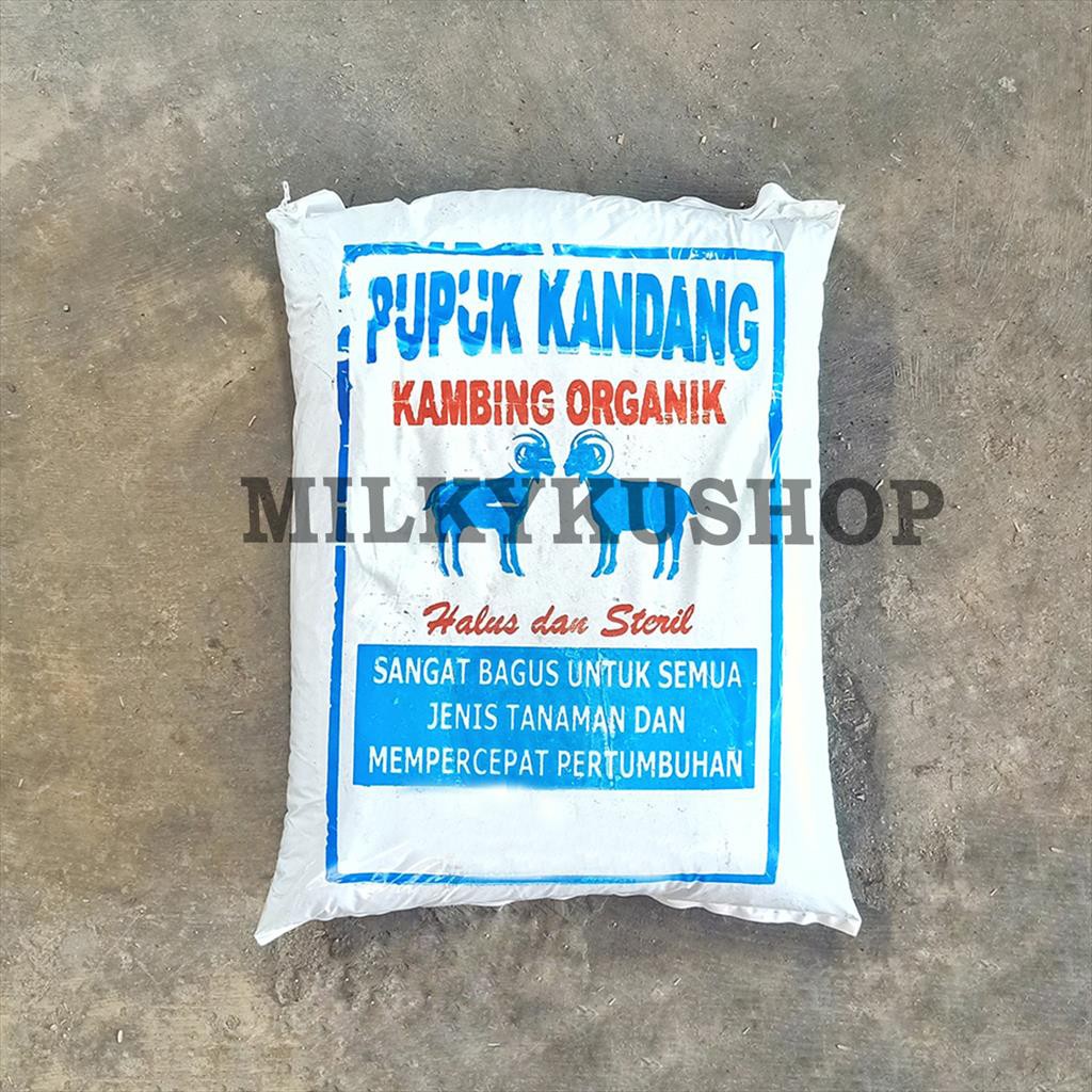 PUPUK KANDANG KAMBING BIRU ORGANIK VIA GOSEND GRAB