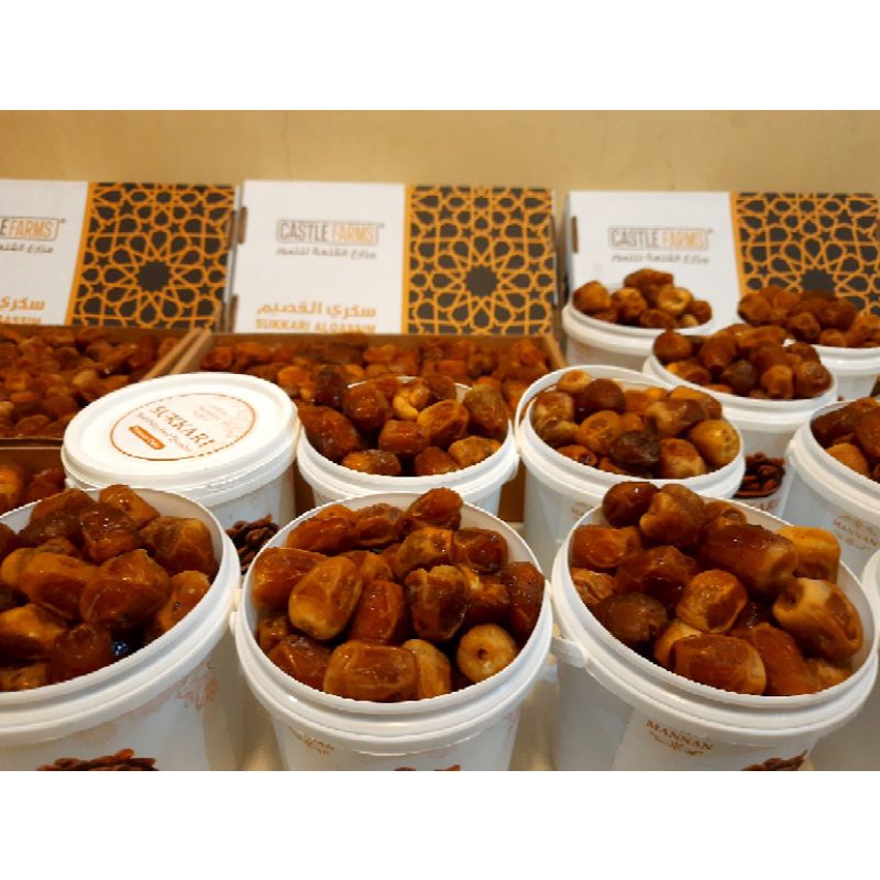 

[PREMIUM] Kurma Sukari Ember 850gr FRESH