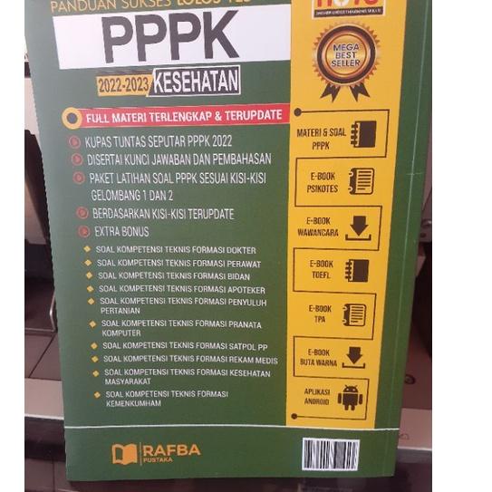 

Siap Kirim.. PANDUAN SUKSES LOLOS TES PPPK 2022-2023 KESEHATAN