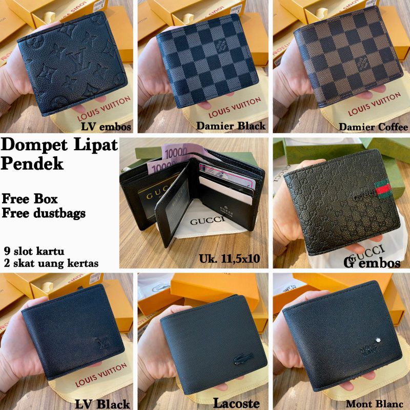 Dompet Lipat wanita/Dompet pria men wallet dompet lipat pria wanita import premium