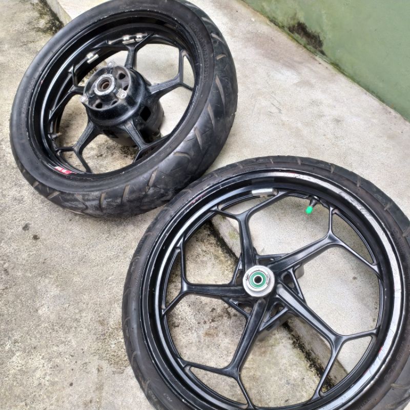 Velg Pelek Roda Depan Belakang Kawasaki Ninja 250 RR Ninja 250 FI Ninja Z250 Original Copotan Murah