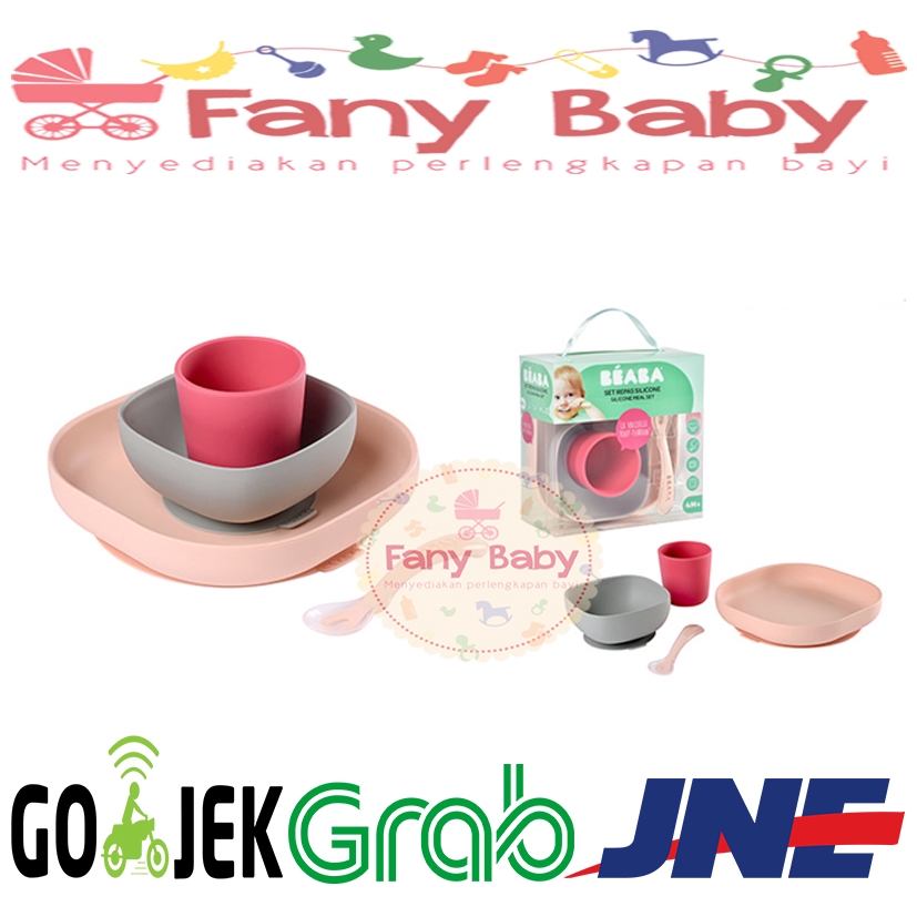 BEABA SILICONE MEAL SET 4PCS