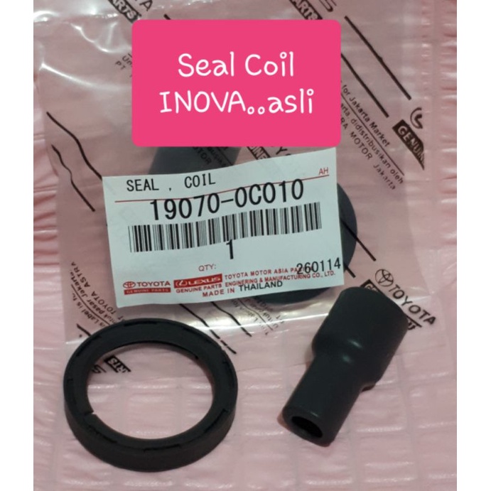 SEAL COIL KARET COIL TUTUP UJUNG COIL Toyota INNOVA ASLI ORIGINAL