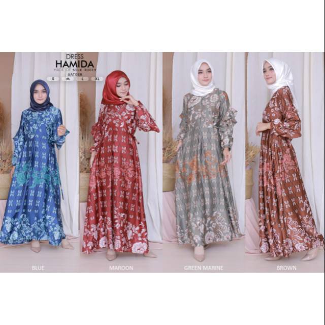 BAJU MENYUSUI / GAMIS BUSUI / BAJU MENYUSUI BUKAAN KANAN KIRI / GAMIS Menyusui Hamida