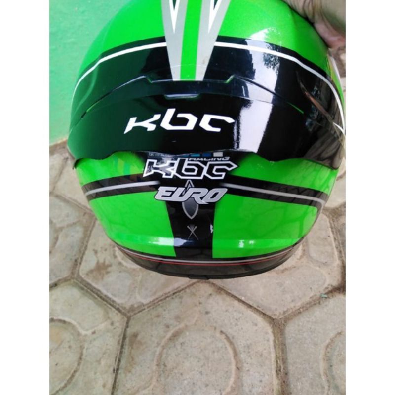 Spoiler helm kbc euro, hitam glossy,