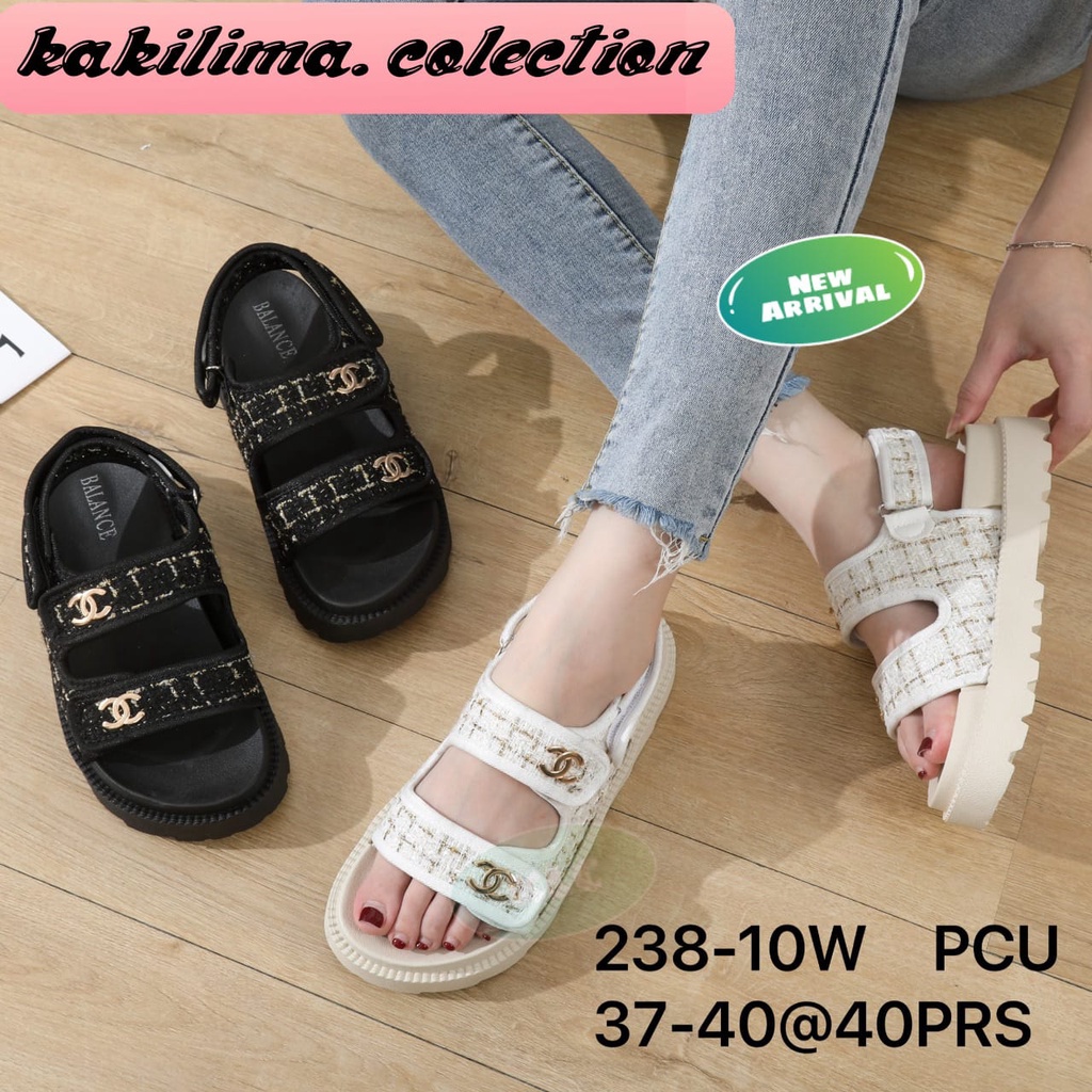 Balance 238-10A sandal wedges wanita sendal tali perempuan