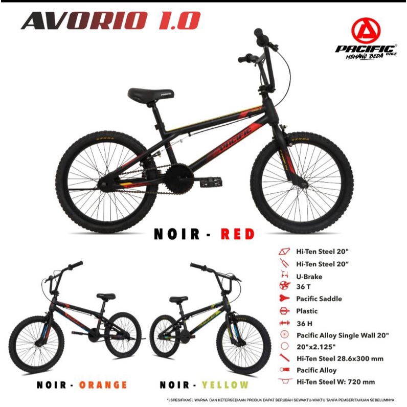 Sepeda BMX 20 inch Pacific AVORIO 1.0