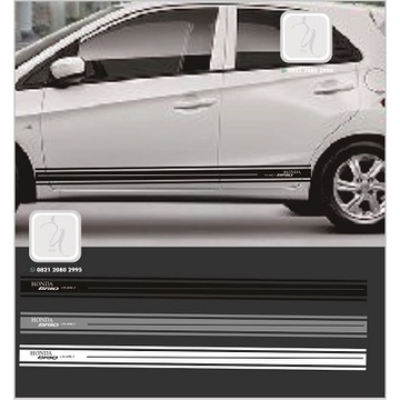 CUTTING STICKER MOBIL GARIS SIMPLE STIKER STRIPING JAZZ BRIO BALENO TOP KEREN