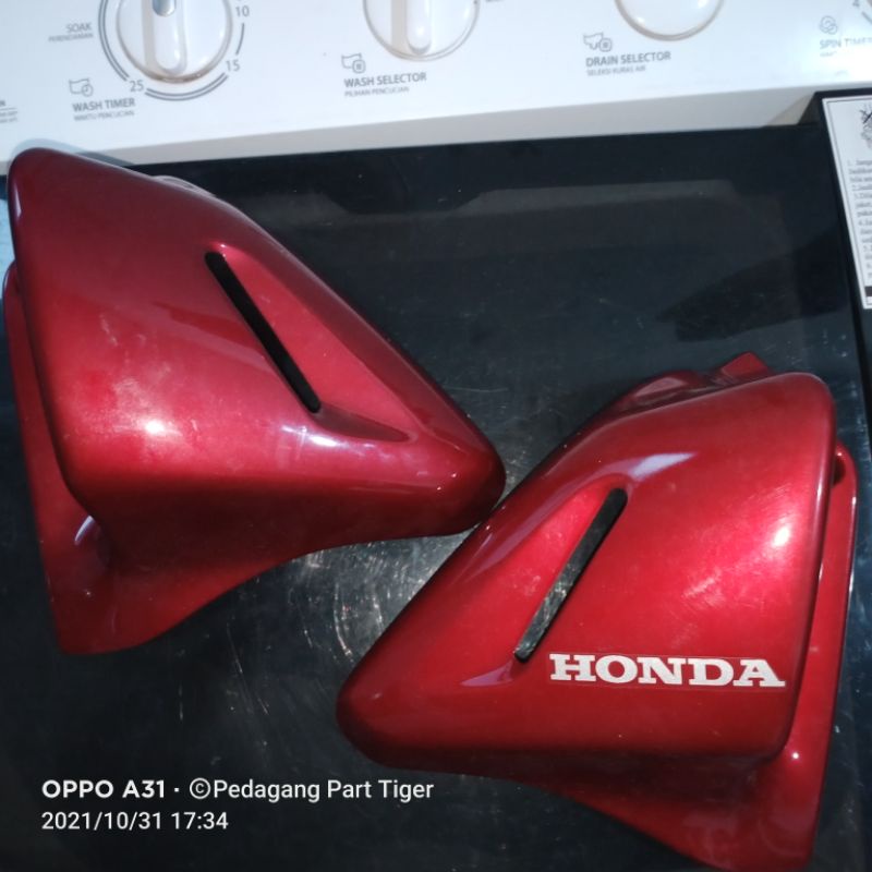 Kuping Tangki Honda Tiger 2000 Merah Maroon