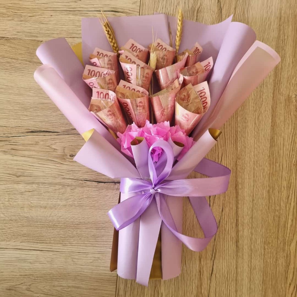 Buket Bouquet wisuda-acara besar-mahar boneka coklat snack bisa request