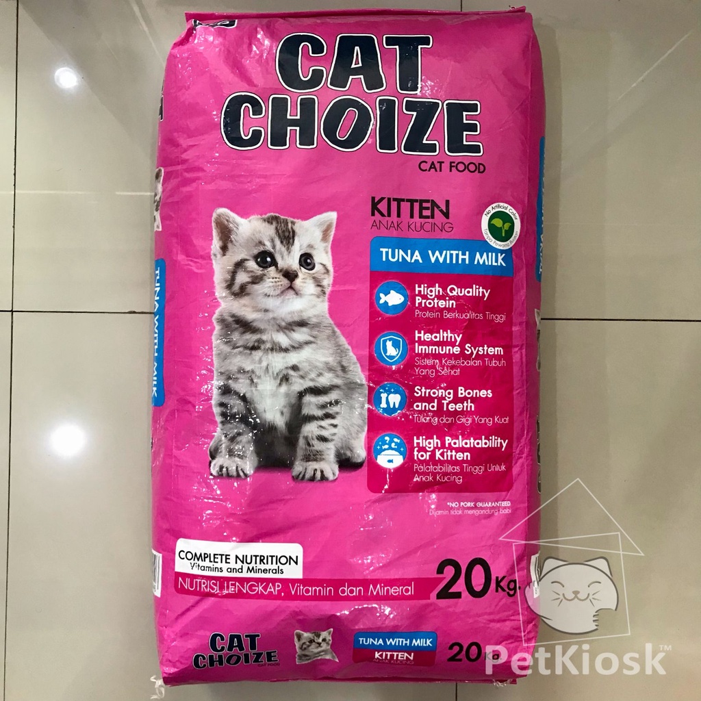 Cat Choize Kitten Cat Food 20 Kg / Tuna Salmon / Makanan Kucing Murah