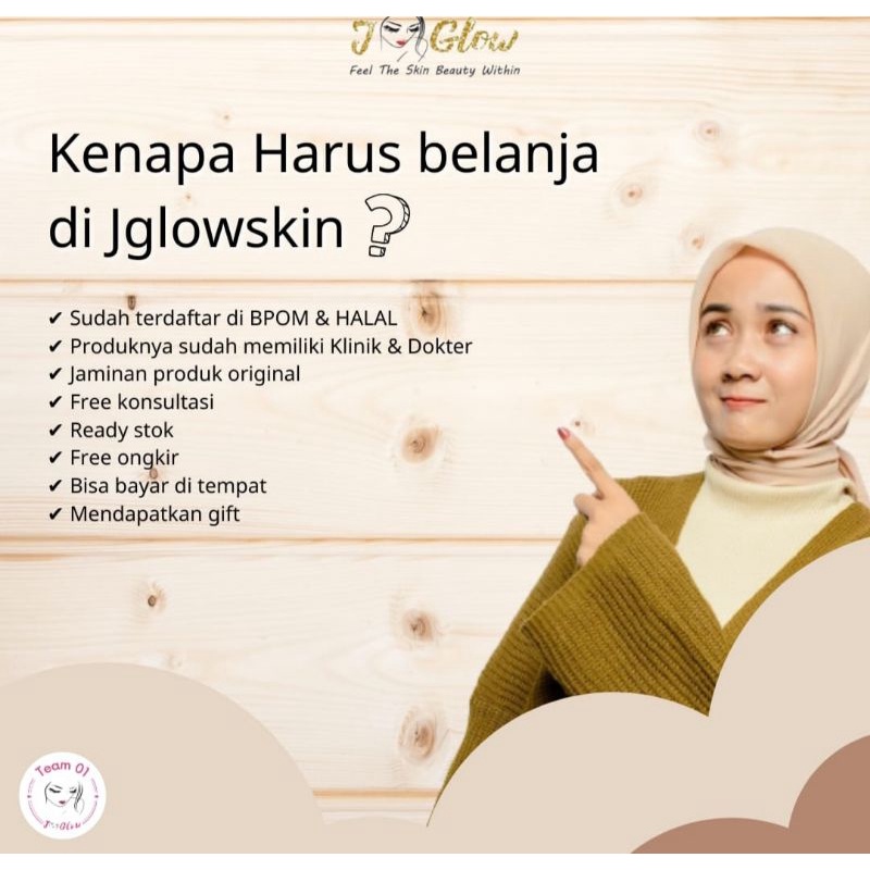 Jglow skincare Paket Flek Whitening Glowing (AMPUH MENGATASI FLEK RINGAN)