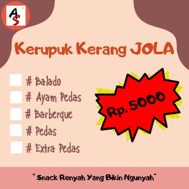 

Kerupuk Kerang Jola