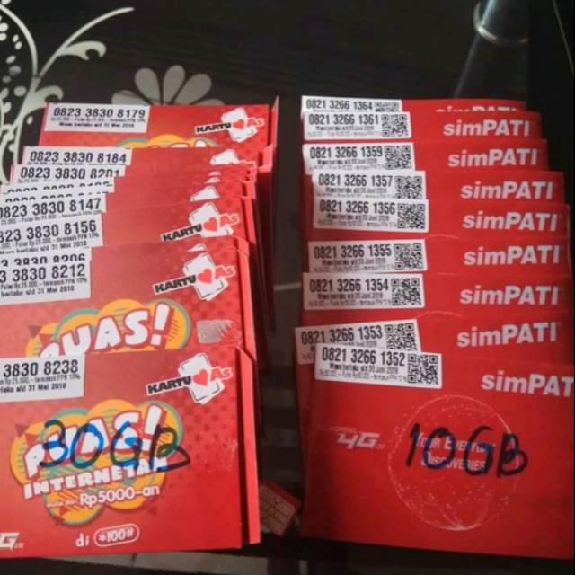 Kartu simpati paket data nya guys