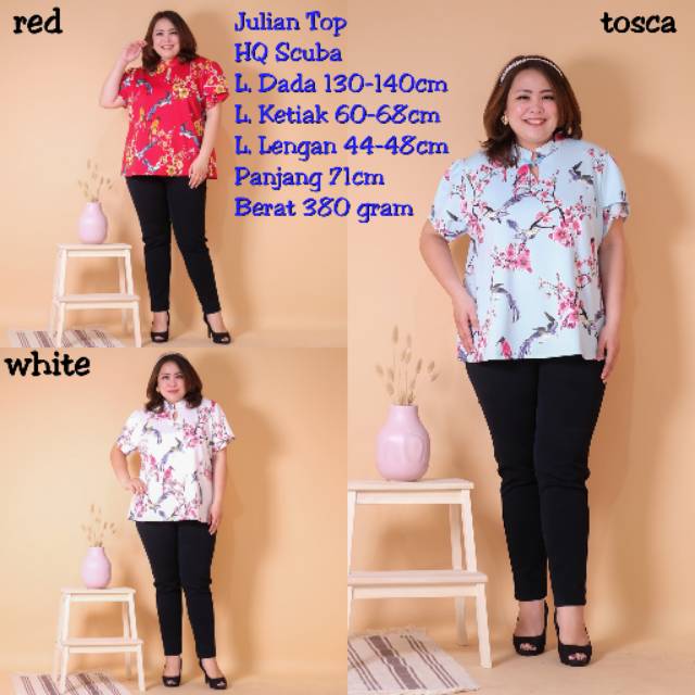 J.Jireh Fashion - Julian Top Bigsize Top kode 193