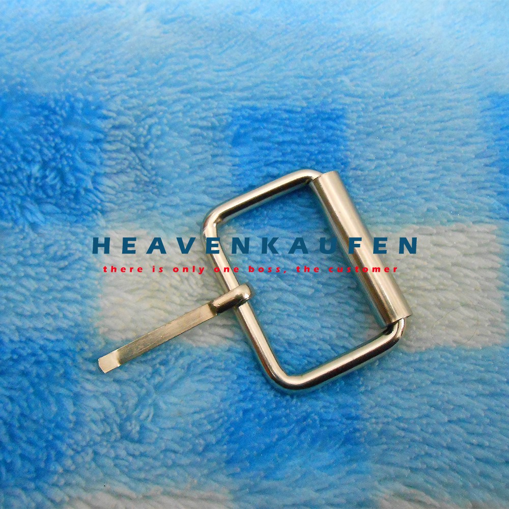 Gesper Rol / Ring Gesper 3,8 cm Nikel Silver Tebal