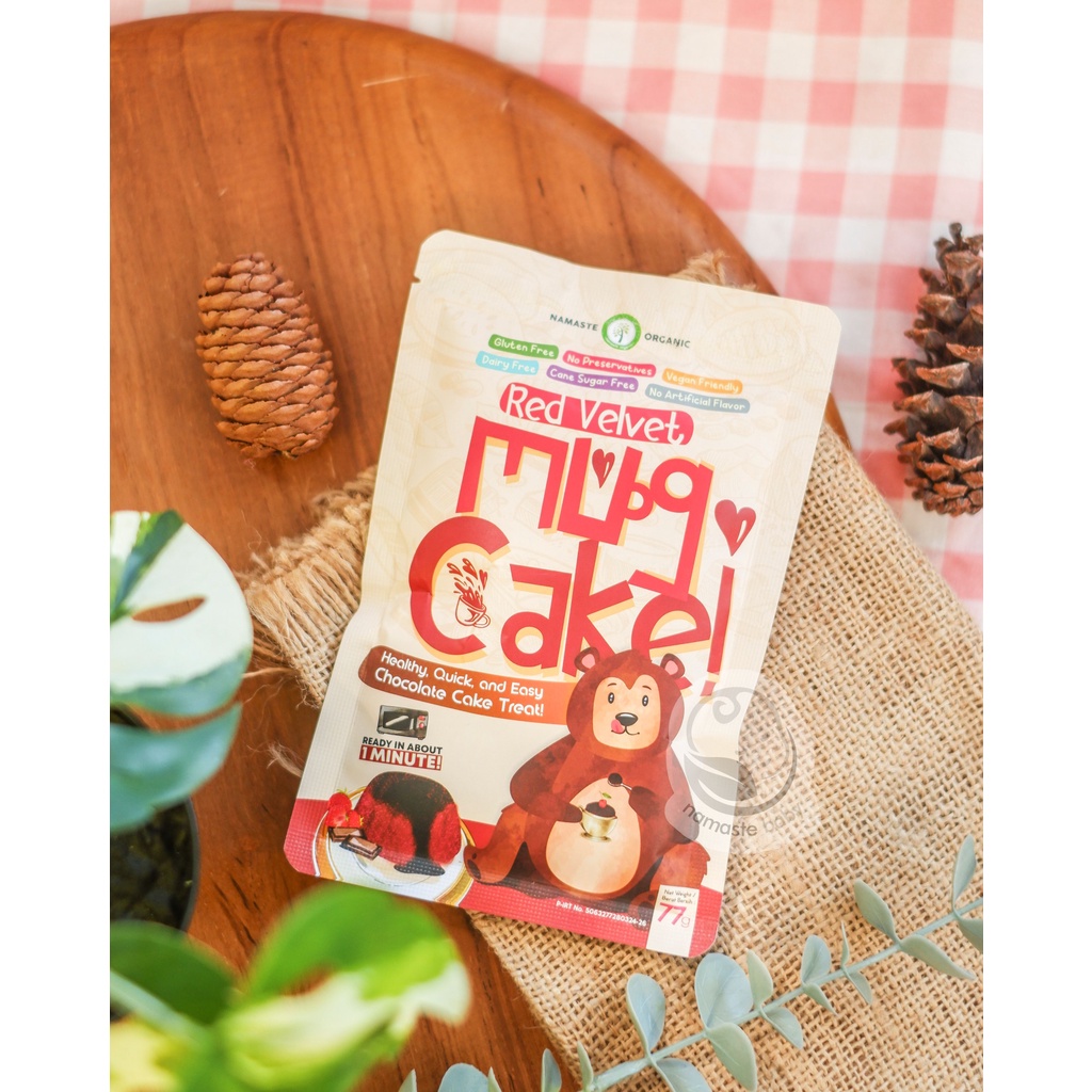 

REDVELVET MUG CAKE - GLUTEN FREE QUICK EASY CHOCOLATE CAKE PREMIX 77GR