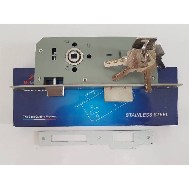 Body Kunci Pintu Biasa Lidah Lancip Besar MULLER