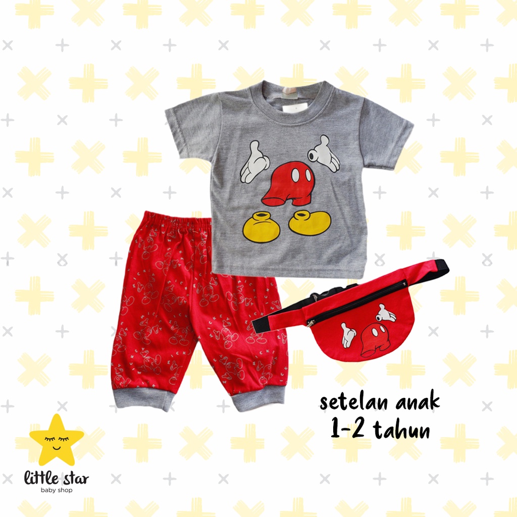 Coconut Setelan Anak Cowok | Set Baju Tas Anak Cowok