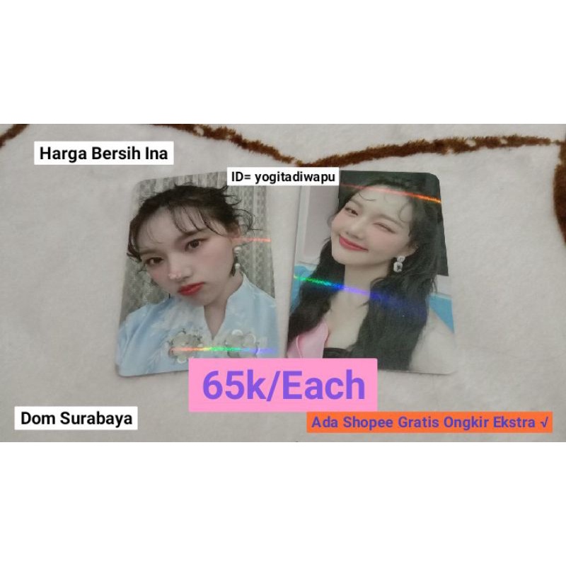 PHOTOCARD OFFICIAL YERIN SEASON GREETINGS 2022