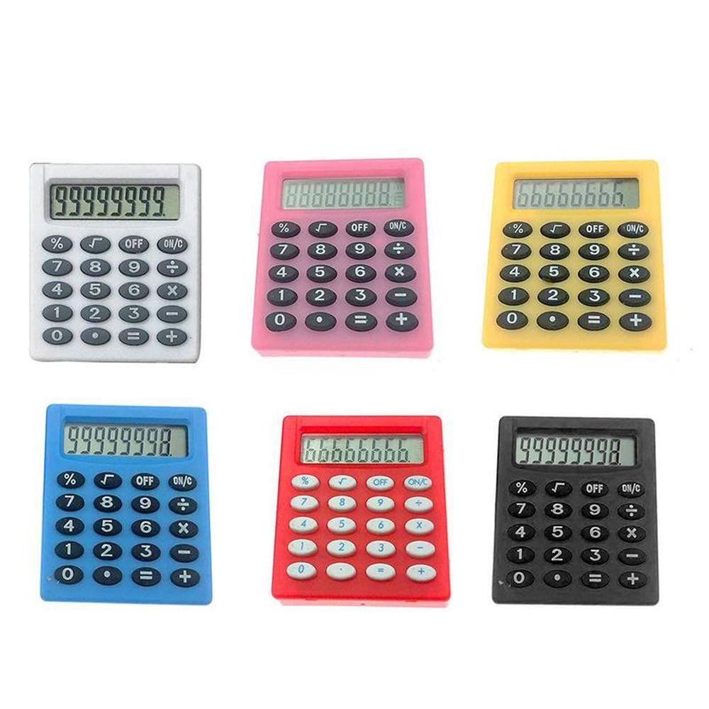 Agustina Kalkulator Persegi Kecil Elektronik Kreatif Elektronik Kantor Alat Tulis Pribadi Siswa Digit Calculator