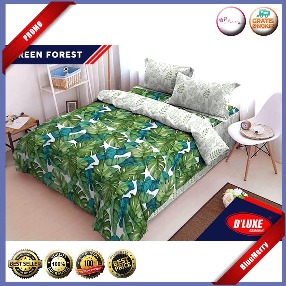 Sprei Kintakun Green Forest No.1 King 180 Seprai Daun Pisang Hijau BMSC721